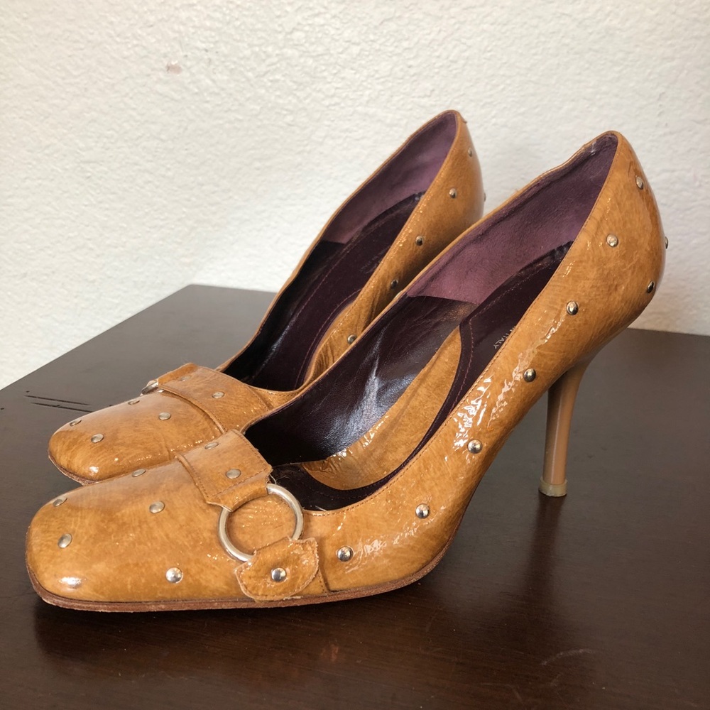 Via Spiga Square toe pumps